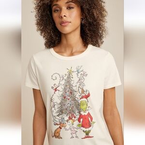 NWT Maurices Grinch Christmas Graphic Tee Sz XXL